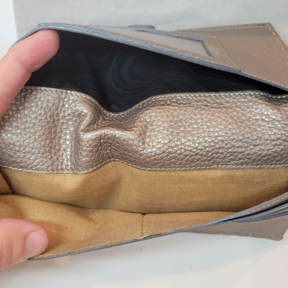 VGUC Authentic Fendi Selleria Leather Wallet w Dust Bag - Picture 6 of 9